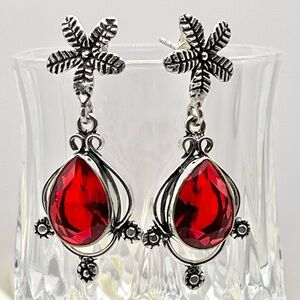 GARNET EARRINGS